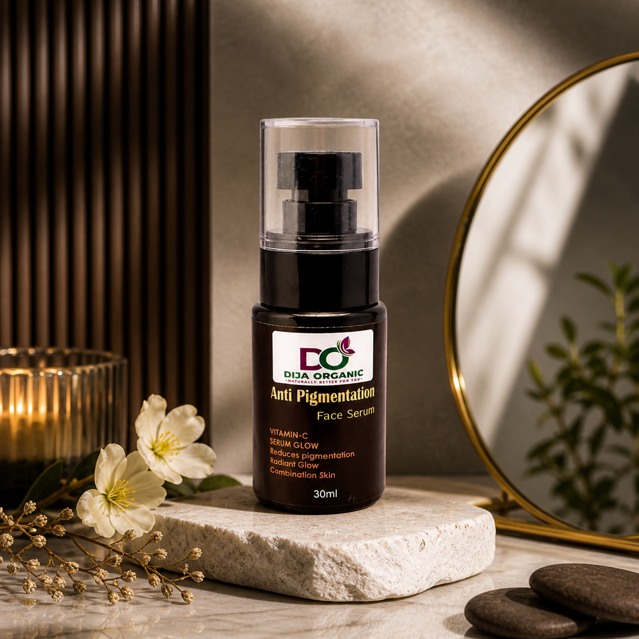 Advanced Anti-Pigmentation Serum | Dark Spot Corrector & Skin Brightening Therapy | DIJA Organic