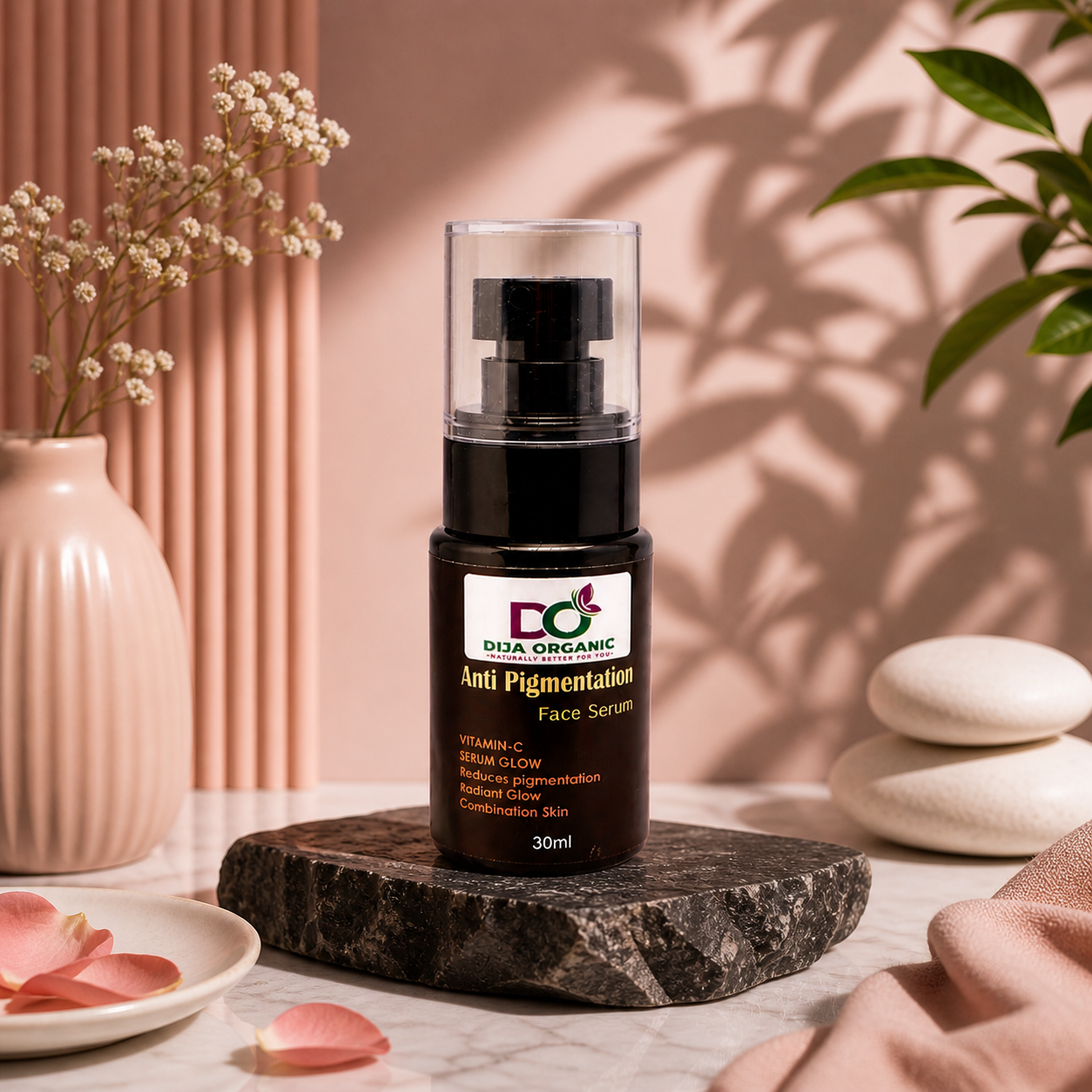 Advanced Anti-Pigmentation Serum | Dark Spot Corrector & Skin Brightening Therapy | DIJA Organic